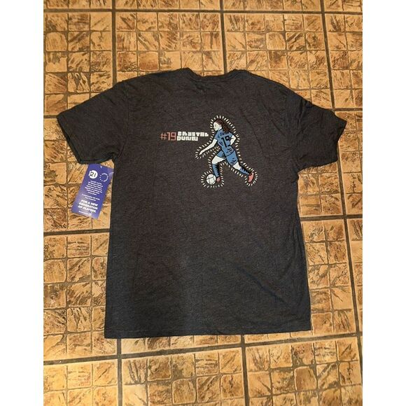 Women's round21 Crystal Dunn‎ USWNT One Team One Goal T-Shirt XL Soccer Olympics - Picture 1 of 7